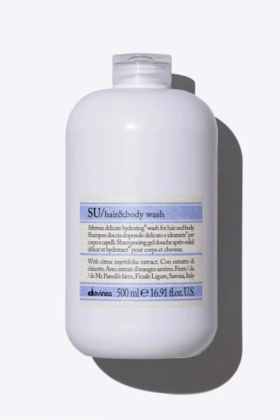 Davines Su Hair&Body Wash 500 ml Güneş Sonrası Saç ve Vücut Şampuanı ürün görseli 1
