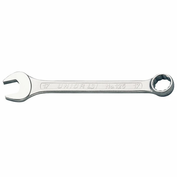 UNIOR UN600423 Kombine Anahtar Kısa 15 mm 125/1 ürün görseli 1