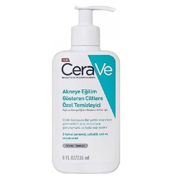 Cerave Akneye Eğilimli Ciltler İçin Özel Temizleyici 236 ml ürün görseli 1