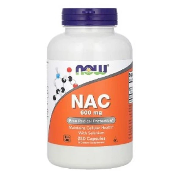 Now Foods Nac 600 mg 250 Tablet - İthal ürün görseli 1