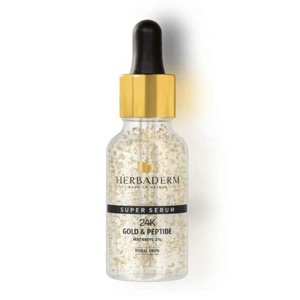 Herbaderm 24K Kırışıklık Karşıtı Serum 30 ml ürün görseli 1