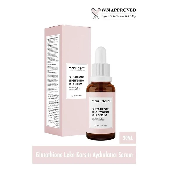 Maruderm Glutatyon Beyazlatıcı & Leke Karşıtı Milk Serum 30 ml ürün görseli 1