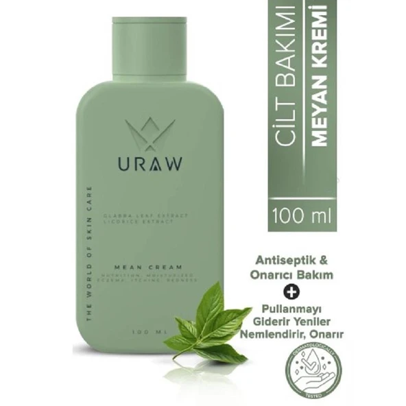 Uraw Meyan Krem Kaşıntı Kuruluk ve Cilt Problemleri Karşıtı Onarıcı ve Nemlendirici Bakım Kremi 100 ml ürün görseli 1