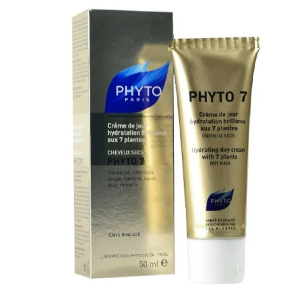 Phyto 7 Cream 50 ml - Kuru Saçlar için Bitki Özlü Nemlendirici Krem ürün görseli 1