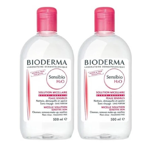 Bioderma Sensibio H2O 500 ml - İkili Paket Özel Fiyat ürün görseli 1