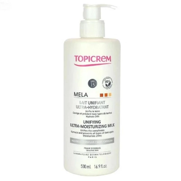 Topicrem Mela Lightening Ultra Moist Milk 500 ml ürün görseli 1