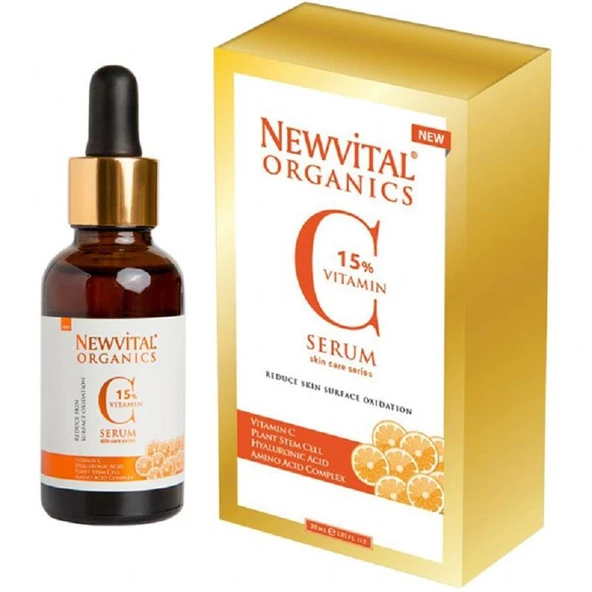 Newvital Organics %15 C Vitamini Serum 30 ml ürün görseli 1