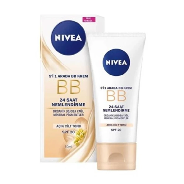 Nivea BB Krem Hepsi Bir Arada Nemlendirici Açık Ton 50 ml ürün görseli 1