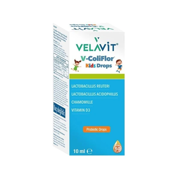 Velavit V-Coliflor Kids Drops 10 ml ürün görseli 1