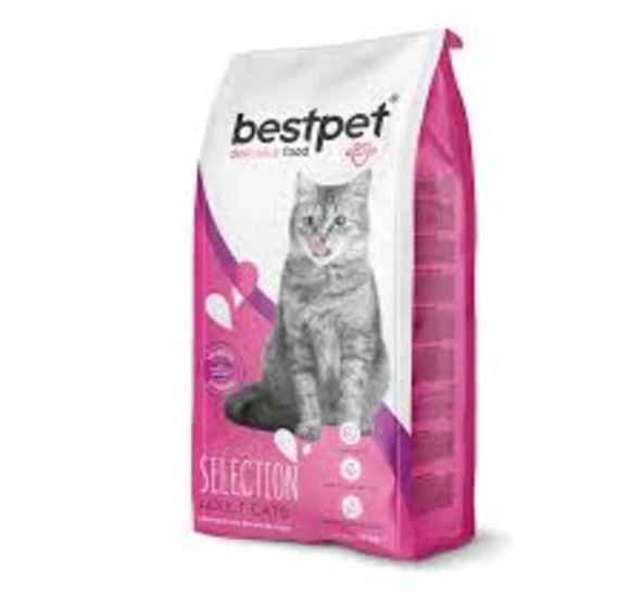 Bestpet Yetişkin Seçici Kediler İçin Tavuk Etli Kuru Mama 15 Kg ürün görseli 1