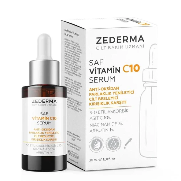 Zederma Saf Vitamin C 10 Serum 30 ml ürün görseli 1