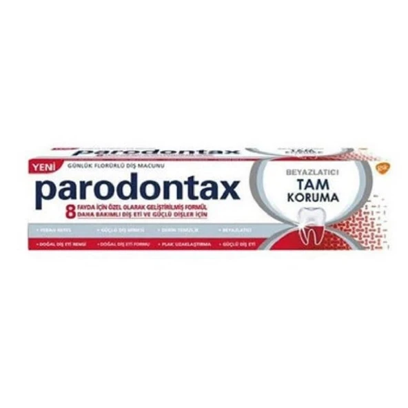 Parodontax Tam Koruma Beyazlatıcı Diş Macunu 75 ml ürün görseli 1