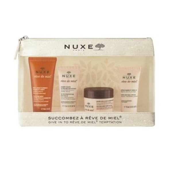 Nuxe Reve De Miel Seyahat Seti - Jel 30 ml + Balsam 15 ml + Krem 30 ml + El Kremi 15 ml ürün görseli 1