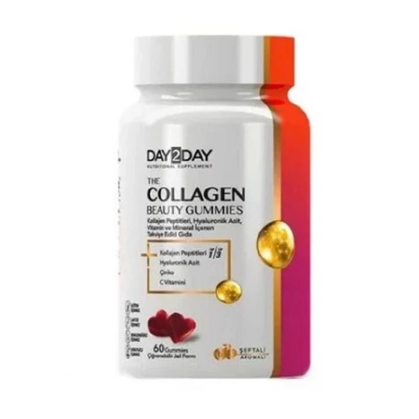 Day2day The Collagen Beauty Gummies 60 Çiğnenebilir Jel Form ürün görseli 1