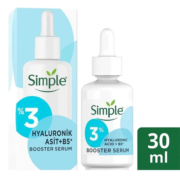 Simple Hyaluronik Asit + B5 Booster Serum 30 ml ürün görseli 1