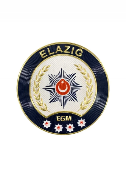 ELAZIĞ Polis Kol Arması 3D Plastik TPU, Yeni Tip, Cırtlı, Standart Ölçü, 1.sınıf Kalite ürün görseli 1