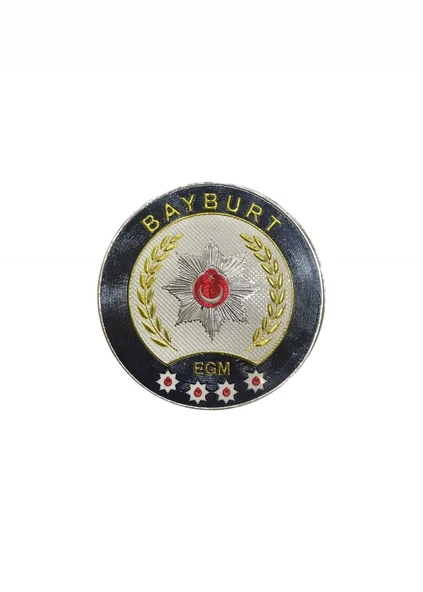 BAYBURT Polis Kol Arması 3D Plastik TPU, Yeni Tip, Cırtlı, Standart Ölçü, 1.sınıf Kalite ürün görseli 1