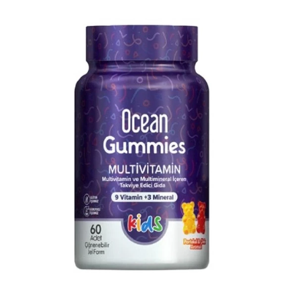 Ocean Gummies Multivitamin 60 Çiğnenebilir Jel Form ürün görseli 1