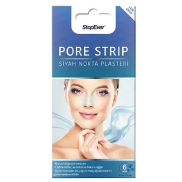 Stopever Pore Strip Siyah Nokta Bandı 6'lı 1 Paket ürün görseli 1