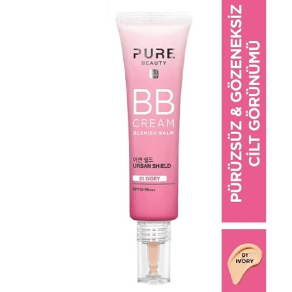 Pure Beauty BB Krem PA+++ Ivory SPF50 30 ml ürün görseli 1