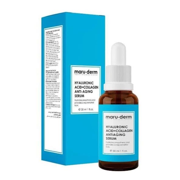 Maruderm Kolajen ve Hyalüronik Asit Anti Age Cilt Bakım Serumu 30 ml ürün görseli 1