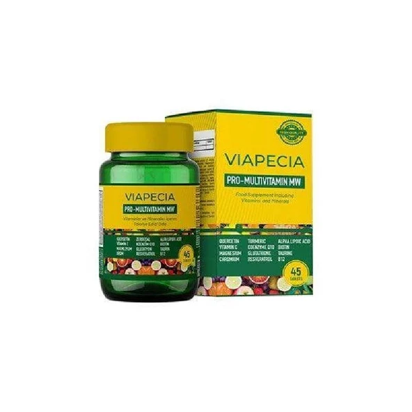 Viapecia Pro Multivitamin MW 45 Tablet ürün görseli 1