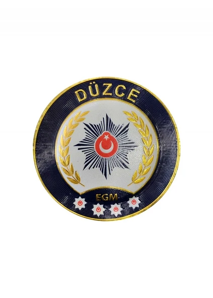DÜZCE Polis Kol Arması 3D Plastik TPU, Yeni Tip, Cırtlı, Standart Ölçü, 1.sınıf Kalite ürün görseli 1