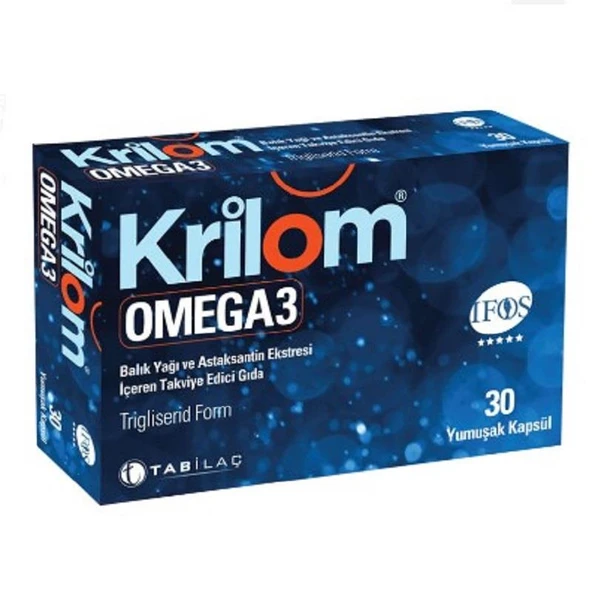 Krilom Omega-3 30 Yumuşak Kapsül ürün görseli 1