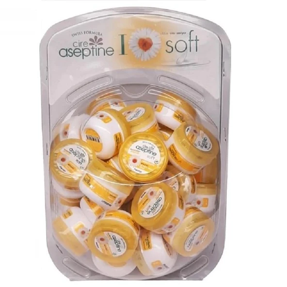Cire Aseptine Soft Krem Papatya 30 ml - 50'li Stand ürün görseli 1