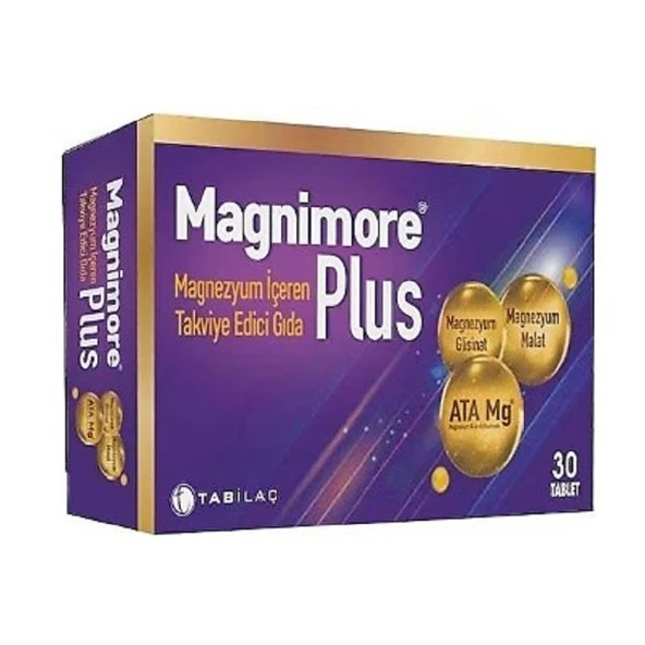Magnimore Plus 30 Tablet ürün görseli 1