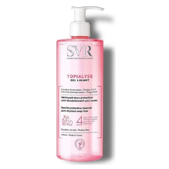 SVR Topialyse Gel Lavant Gentle Protective Cleanser Pompalı 400 ml ürün görseli 1