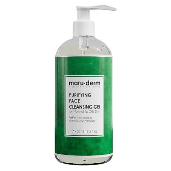 Maruderm Karma ve Yağlı Ciltlere Özel Salisilik Asit Yüz Yıkama Jeli 400 ml ürün görseli 1