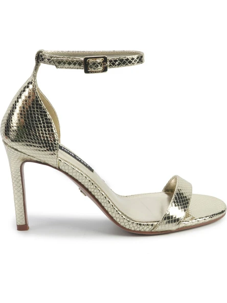 Nine West Isla2 5PR Altın Topuklu Kadın Ayakkabı ürün görseli 1