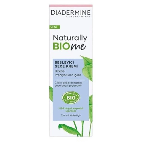 Diadermine Naturally Bio Me Besleyici Gece Kremi 50 ml ürün görseli 1