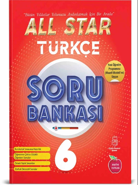 Newton Yayınları 6. Sınıf All Star Türkçe Soru Bankası Yeni Maarif ürün görseli 1