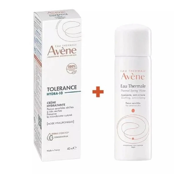 Avene Tolerance Hydra-10 Hydrating Cream 40 ml + Avene Eau Thermale Spring Water 50 ml ürün görseli 1