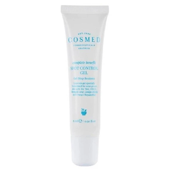 Cosmed Complete Benefit Spot Control Gel - Akne Eğilimli Ciltler İçin Çay Ağacı İçeren Kontrol Jel 15 ml ürün görseli 1