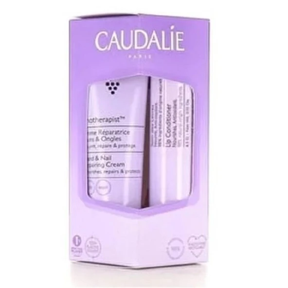 Caudalie Winter Duo The Des Vignes Dudak Bakım Kremi + El ve Tırnak Bakım Kremi 30 ml ürün görseli 1