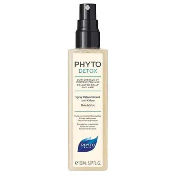 Phyto Phytodetox Cansız ve Mat Saçlar İçin Koku Giderici Sprey 150 ml ürün görseli 1