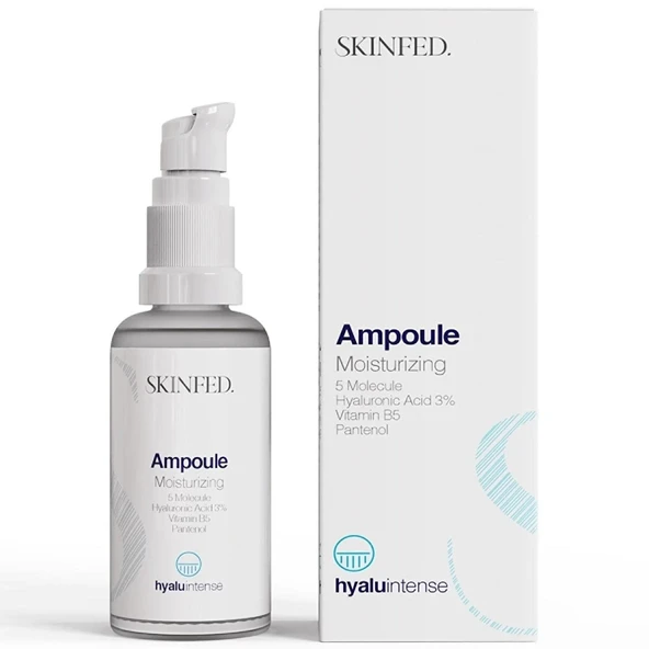 Skinfed %3 Hyaluronic Acid Yoğun Nemlendirici ve Yaşlanma Karşıtı Yoğun İçerikli Bakım Serumu 30 ml ürün görseli 1