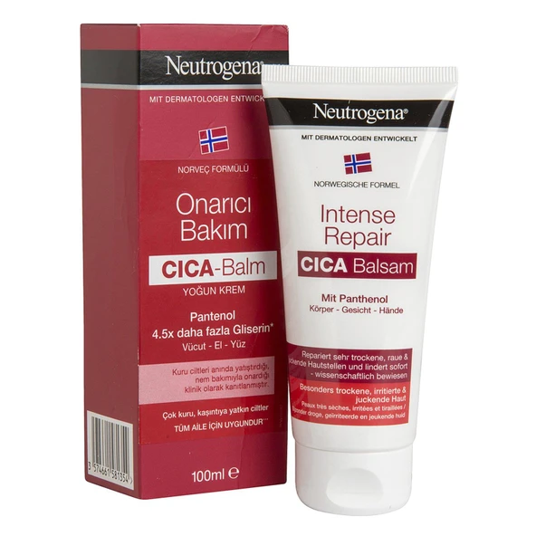 Neutrogena Onarıcı Bakım Cica Balm Yoğun Krem 100 ml ürün görseli 1