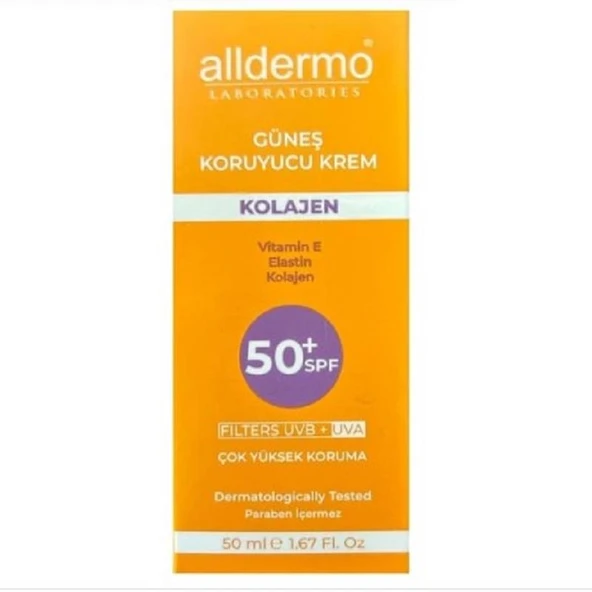 Alldermo Kolajen Güneş Kremi SPF50+ 50 ml ürün görseli 1