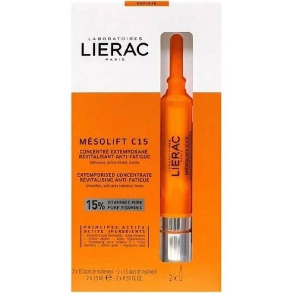 Lierac Paris Mesolift C15 Anti-Fatigue Serum 15 ml 2'li ürün görseli 1