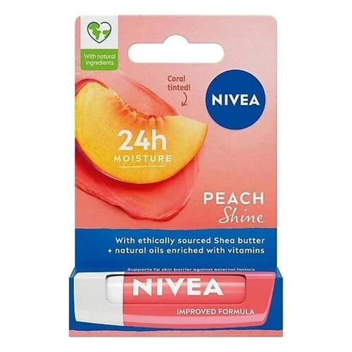 Nivea Lip Fruity Shine Şeftali 4,8 gr ürün görseli 1