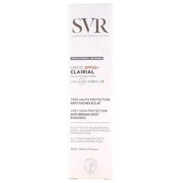 SVR Clairial Creme SPF50+ 40 ml ürün görseli 1