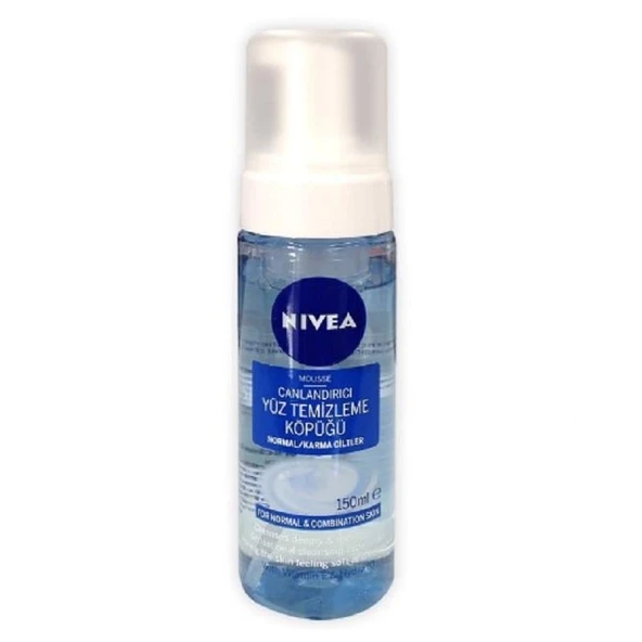 Nivea Yüz Yıkama Köpüğü Canlandırıcı Normal ve Karma Ciltler 150 ml ürün görseli 1