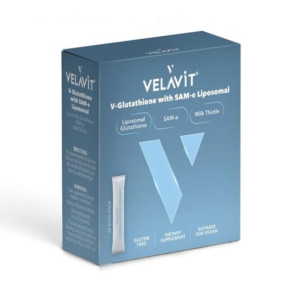 Liposomal Velavit Glutathione With 30 Saşe ürün görseli 1