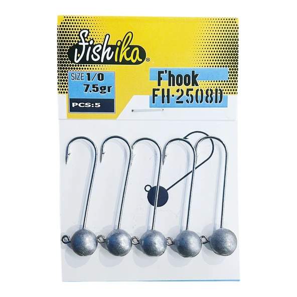 Fishika 2508 #1/0 7,5gr Jig Head ürün görseli 1
