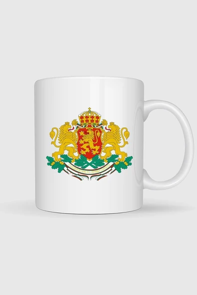 Coat Of Arms Of Bulgaria Kingdom Of Bulgaria Tasarımlı Kupa Bardak ürün görseli 1
