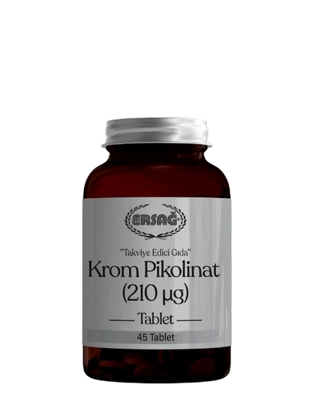 ERSAĞ KROM PİKOLİNAT TABLET 45 TABLET ürün görseli 1